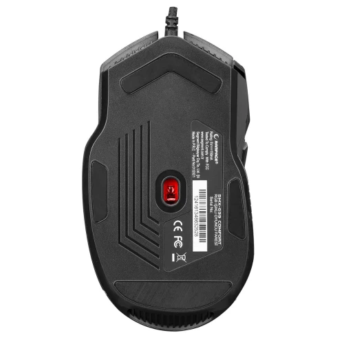Mysz Rampage Comfort RGB Black