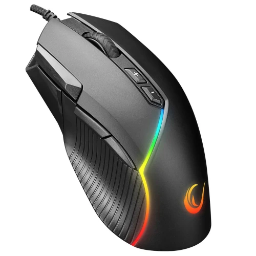 Mysz Rampage Comfort RGB Black