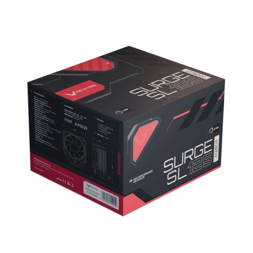 Chłodzenie Valkyrie Surge SL125 Black (VK-SUR125B)