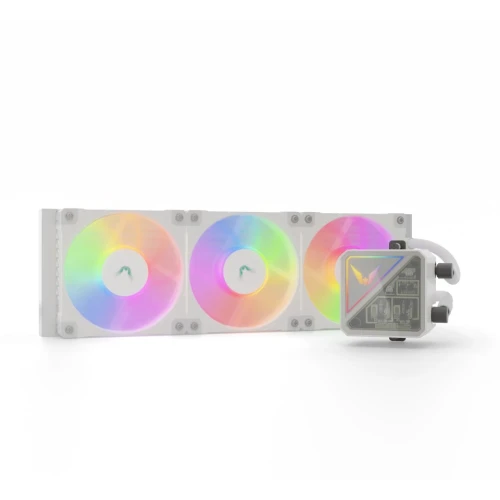 Chłodzenie wodne AIO Valkyrie V360 Lite ARGB White (VK-AIOVL360W)