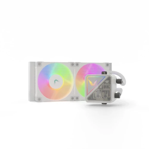Chłodzenie wodne AIO Valkyrie V240 Lite ARGB White (VK-AIOVL240W)