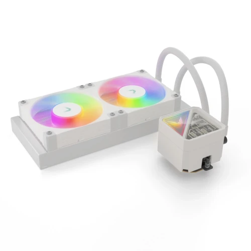 Chłodzenie wodne AIO Valkyrie V240 Lite ARGB White (VK-AIOVL240W)
