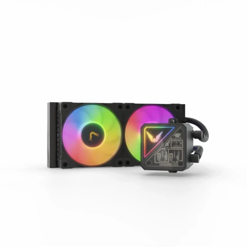 Chłodzenie wodne AIO Valkyrie V240 Lite ARGB Black (VK-AIOVL240B)