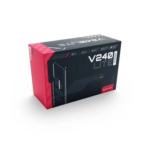 Chłodzenie wodne AIO Valkyrie V240 Lite ARGB Black (VK-AIOVL240B)