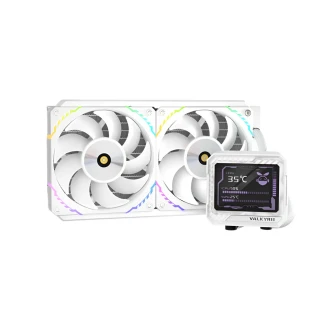 Chłodzenie wodne AIO Valkyrie V240 LCD White (VK-AIOV240W)