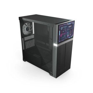Obudowa Valkyrie VK02 LCD Black (VK-CASE02LCD)