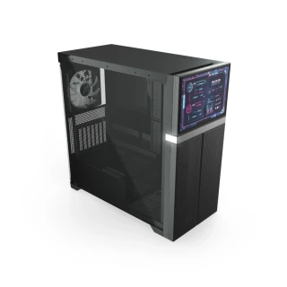 Obudowa Valkyrie VK02 LCD Black (VK-CASE02LCD)