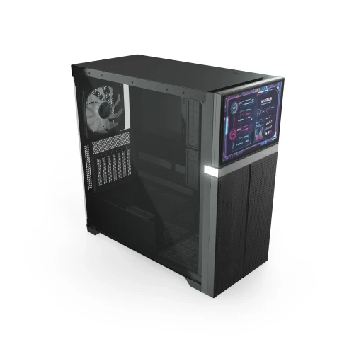 Obudowa Valkyrie VK02 LCD Black (VK-CASE02LCD)
