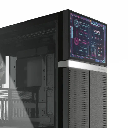 Obudowa Valkyrie VK02 LCD Black (VK-CASE02LCD)