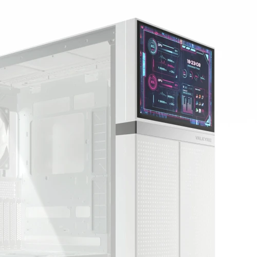 Obudowa Valkyrie VK02 LCD White (VK-CASE02LCDW)
