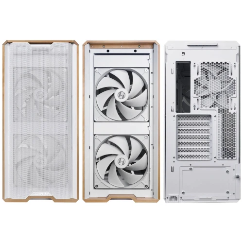 Obudowa Lian Li Lancool 217 Tempered Glass White