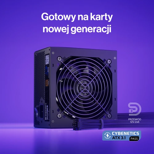 Zasilacz ENDORFY Vero L6 550W ATX 3.1 80Plus Bronze Cybenetics Silver