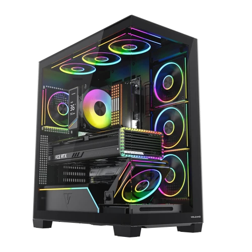 Obudowa Modecom Volcano Stellar Plus ARGB Midi 8F Black