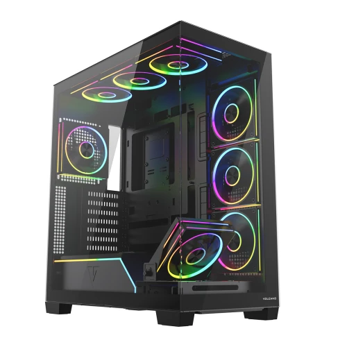 Obudowa Modecom Volcano Stellar Plus ARGB Midi 8F Black