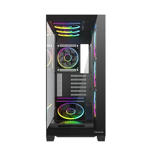 Obudowa Modecom Volcano Stellar Plus ARGB Midi 8F Black