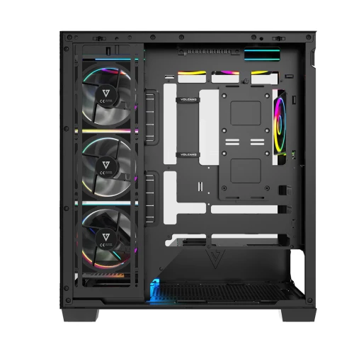 Obudowa Modecom Volcano Stellar Plus ARGB Midi 8F Black
