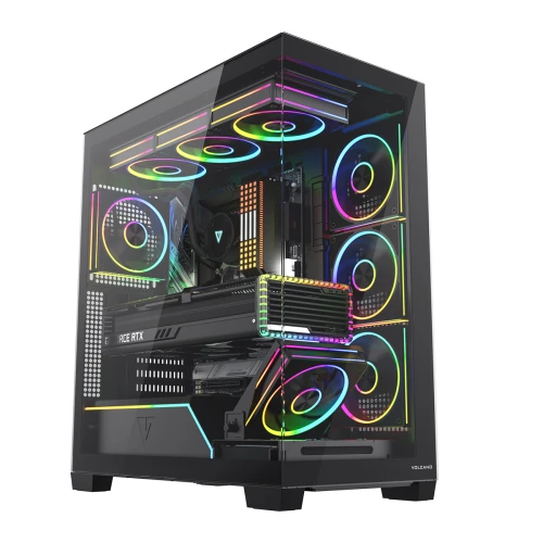 Obudowa Modecom Volcano Stellar Plus ARGB Midi 8F Black