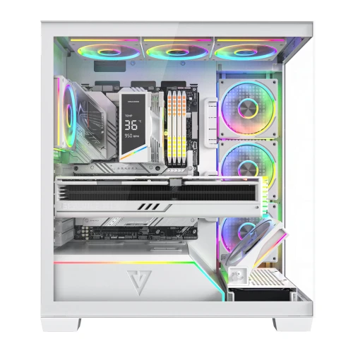 Obudowa Modecom Volcano Stellar Plus ARGB Midi 8F White