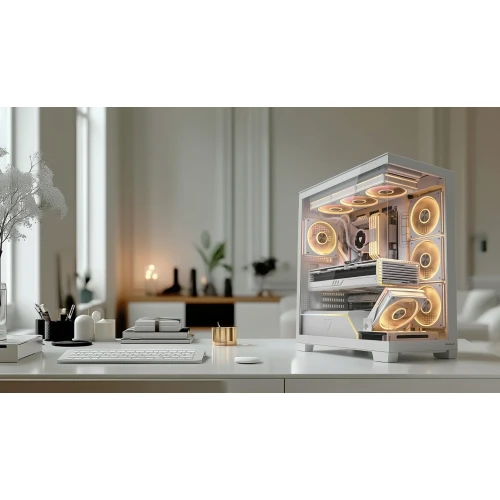 Obudowa Modecom Volcano Stellar Plus ARGB Midi 8F White