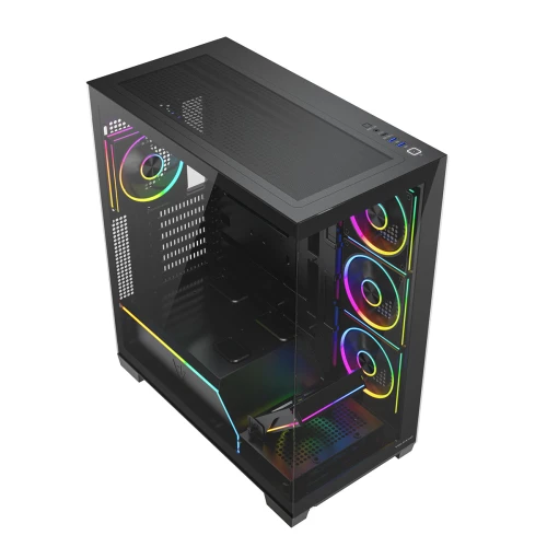 Obudowa Modecom Volcano Stellar Plus ARGB Midi 5F Black