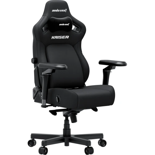 Fotel Anda Seat Kaiser 4 V2 Size XL Black Materiałowy