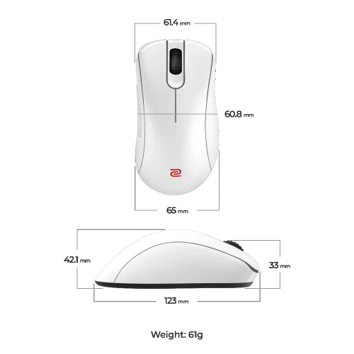 Mysz Zowie BenQ EC2-DW Glossy White 4K Wireless