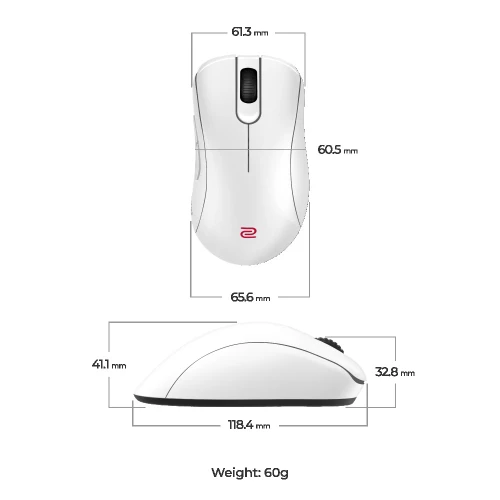 Mysz Zowie BenQ EC3-DW Glossy White 4K Wireless