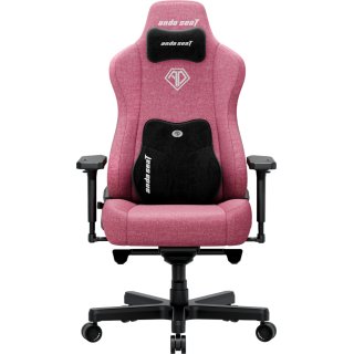 Fotel Anda Seat Kaiser 3E XL Pink Materiałowy