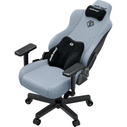 Fotel Anda Seat Kaiser 3E XL Gray Blue Materiałowy
