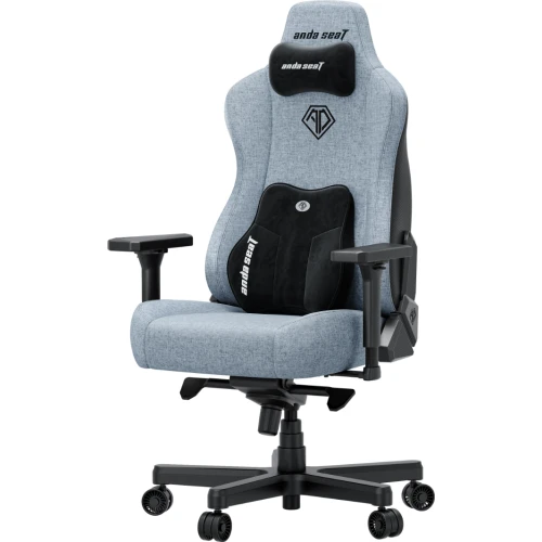 Fotel Anda Seat Kaiser 3E XL Gray Blue Materiałowy