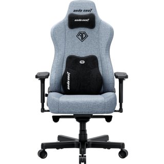 Fotel Anda Seat Kaiser 3E XL Gray Blue Materiałowy