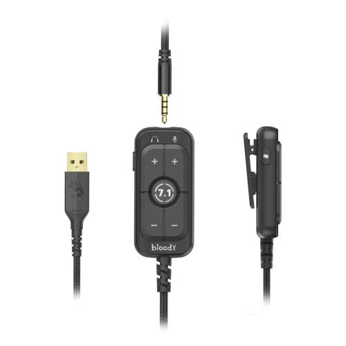 Słuchawki A4TECH Blody M590i USB+AUX3.5 Sports Red 7.1