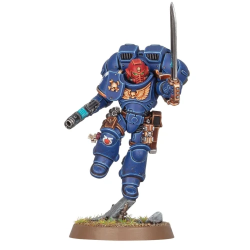 Warhammer 40000 Space Marines Assault Intercessors with Jump Packs