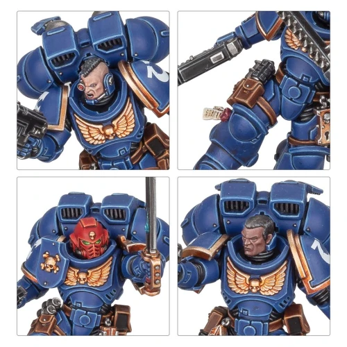 Warhammer 40000 Space Marines Assault Intercessors with Jump Packs