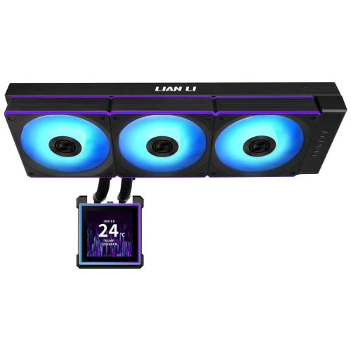 Chłodzenie wodne AiO Lian Li HydroShift II LCD-S 360CL 360 RGB Black