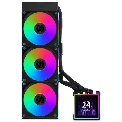 Chłodzenie wodne AiO Lian Li HydroShift II LCD-S 360CL 360 RGB Black