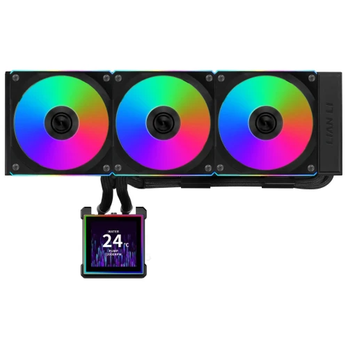 Chłodzenie wodne AiO Lian Li HydroShift II LCD-S 360CL 360 RGB Black