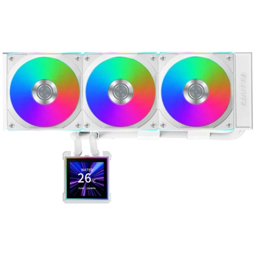 Chłodzenie wodne AiO Lian Li HydroShift II LCD-S 360CL 360 RGB White