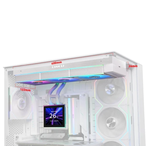 Chłodzenie wodne AiO Lian Li HydroShift II LCD-S 360CL 360 RGB White