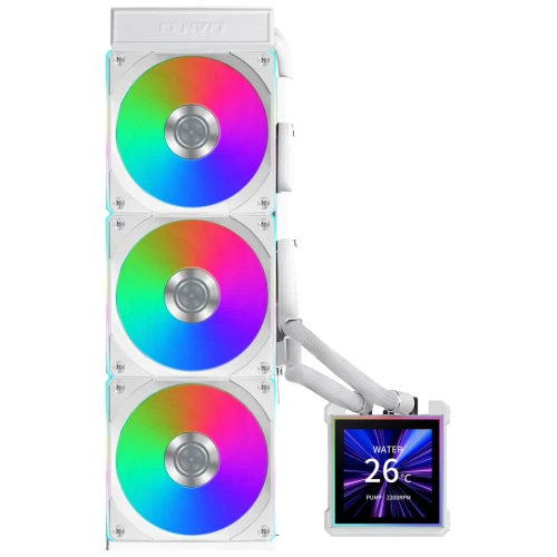 Chłodzenie wodne AiO Lian Li HydroShift II LCD-S 360CL 360 RGB White