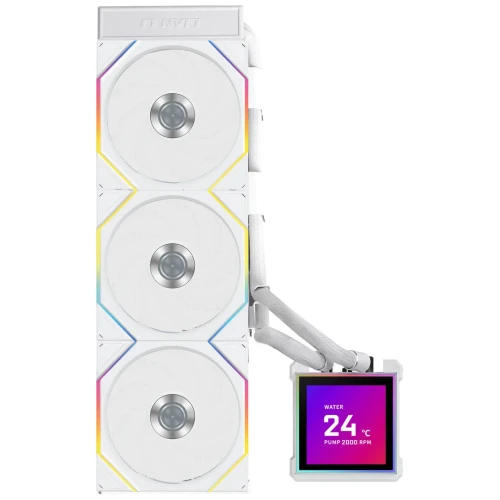 Chłodzenie wodne AiO Lian Li HydroShift II LCD-S 360TL 360 RGB White