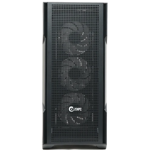 Obudowa ZENPC Apex TG Black 4x Fander P12 PWM PST ARGB