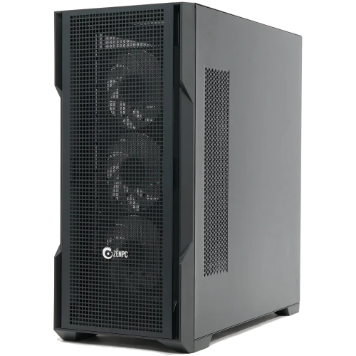 Obudowa ZENPC Apex TG Black 4x Fander P12 PWM PST ARGB