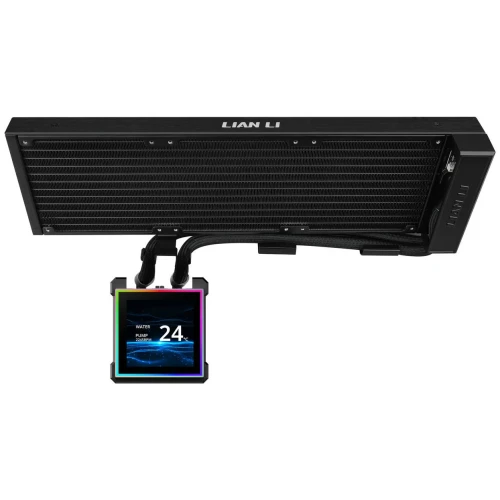 Chłodzenie wodne AiO Lian Li HydroShift II LCD-S 360N 360 Fanless Black