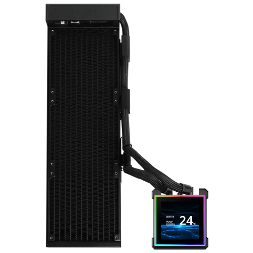 Chłodzenie wodne AiO Lian Li HydroShift II LCD-S 360N 360 Fanless Black