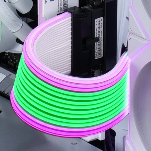 Przedłużacz Lian Li  Strimer Wireless 24-Pin RGB Motherboard Cable with Dongle - White