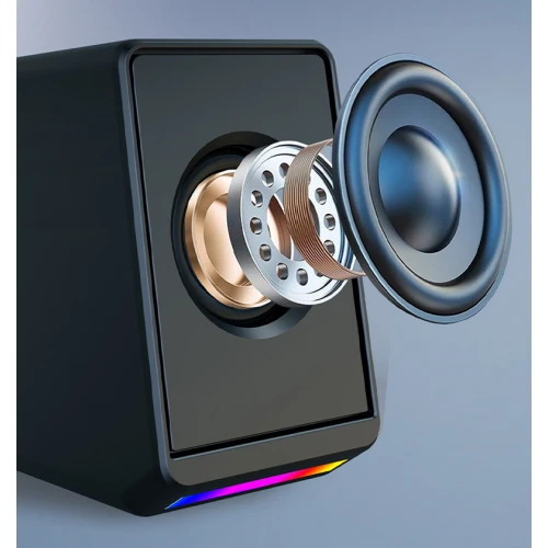 Głośniki MOZOS MINI-S4 RGB 2.0 Black