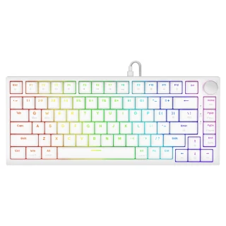 Klawiatura Savio Astral RGB White Outemu Jade White