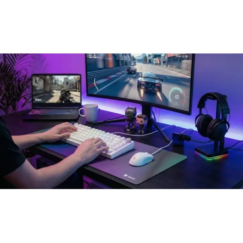 Klawiatura Savio Astral RGB White Outemu Jade White