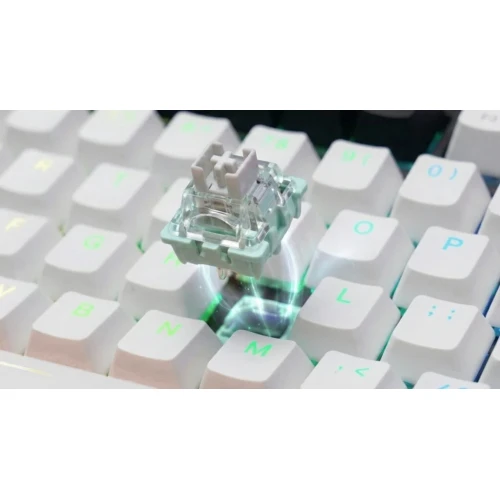 Klawiatura Savio Astral RGB White Outemu Jade White